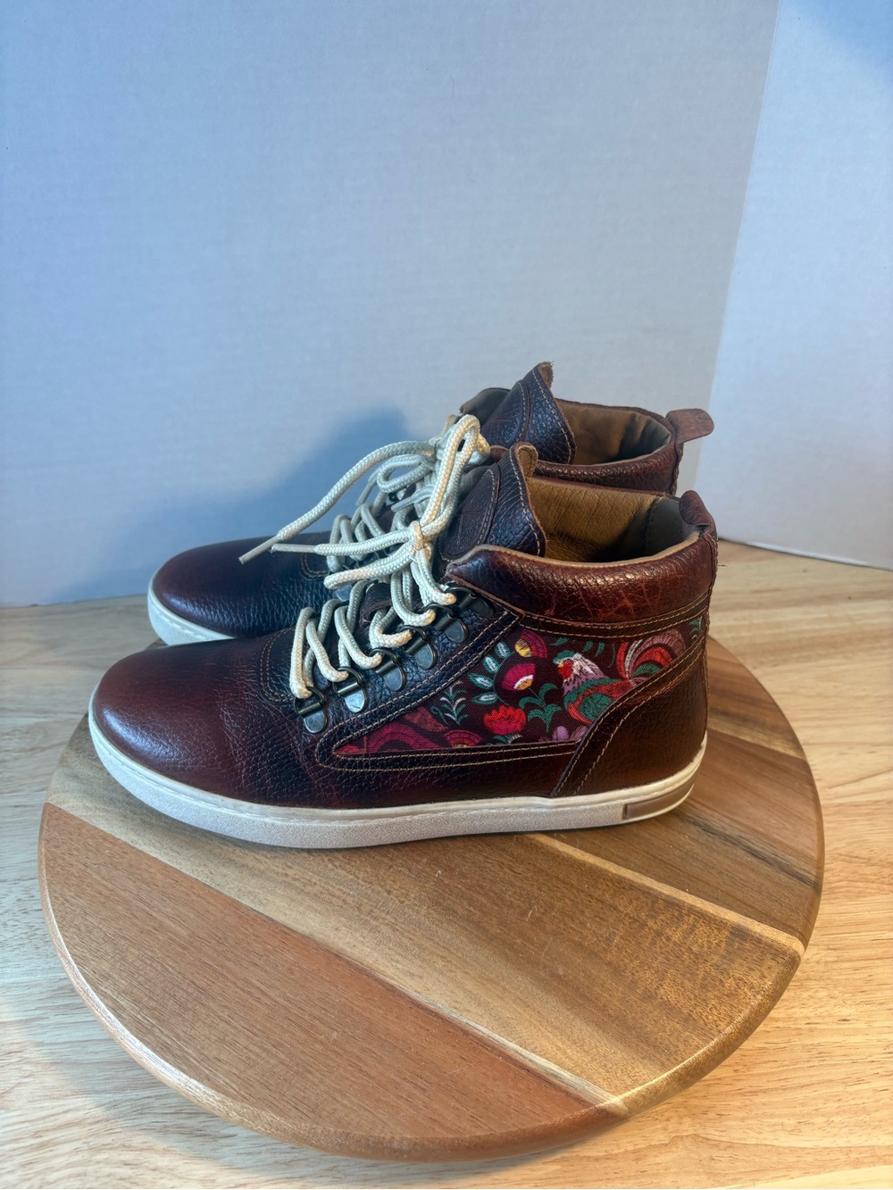INKKAS Roster Tan Leather-Lined Shoe with Black Insole - Picture 3 of 10